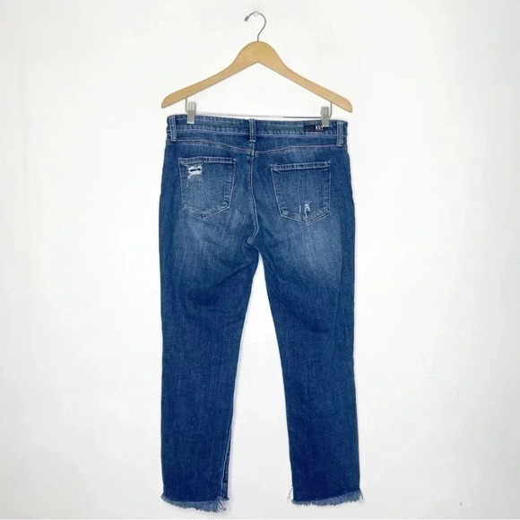 Kut From the Kloth Emma Straight Leg Fringe Jeans Size 8 - Picture 8 of 9